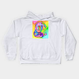 Om Shanti Shanti Shanti Kids Hoodie